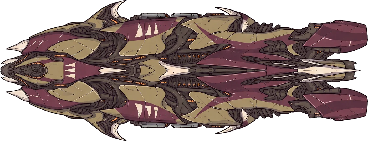 Raider Transport: top view, nose to the left