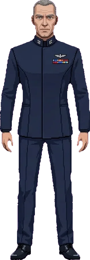 Full-length character art of Idris Halden
