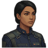 In-game portrait of Ana Morales